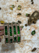 Side Bangle With Stone Work