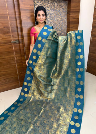 Kanchi Silk Gold Zari