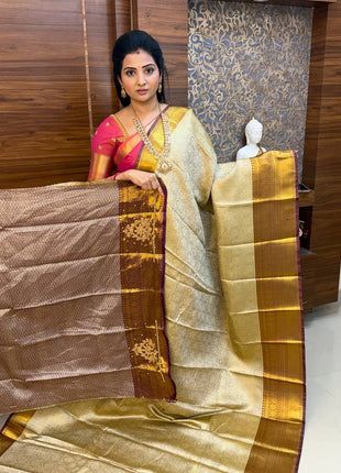 Katan Silk With Aari Work Blouse