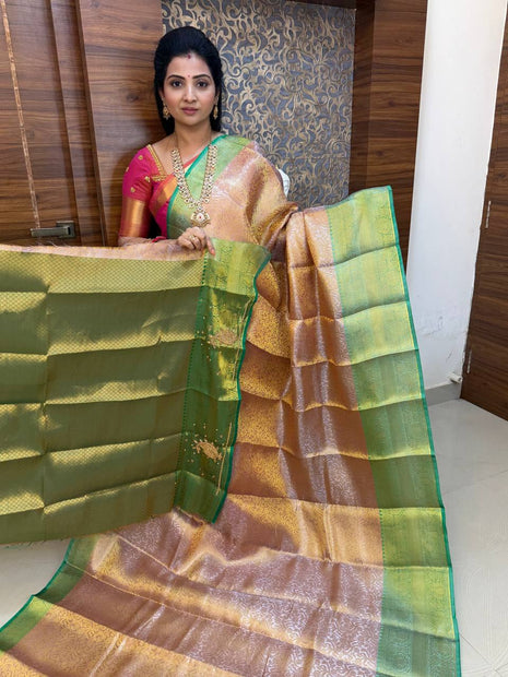 Katan Silk With Aari Work Blouse