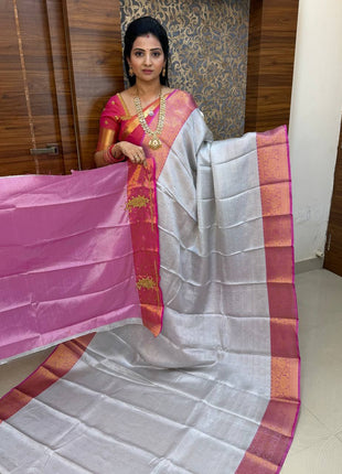 Katan Silk With Aari Work Blouse