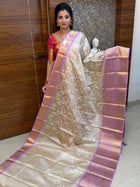 Kanchi Silk With Rich Embroidery Work
