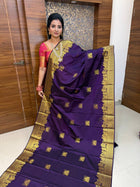 Premium Kanchi Gold Zari Pallaku Design