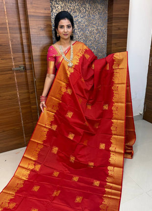 Premium Kanchi Gold Zari Pallaku Design