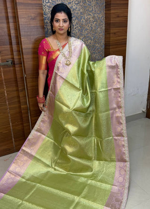 Katan With Lace Work Border