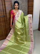 Katan With Lace Work Border