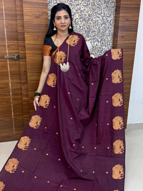 Mulberry Saree