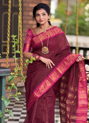 Sungudi Cotton without Blouse