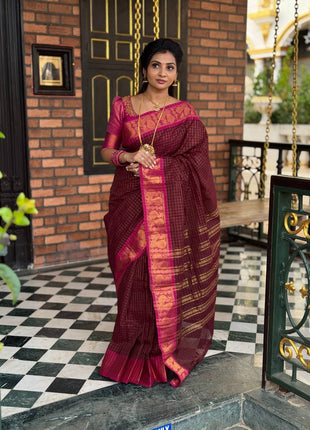 Sungudi Cotton without Blouse