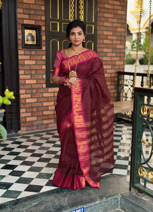 Sungudi Cotton without Blouse