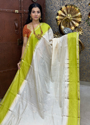 Retta Patta Border Silk