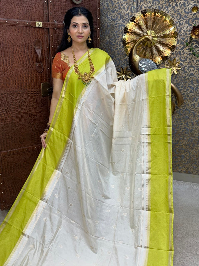 Retta Patta Border Silk