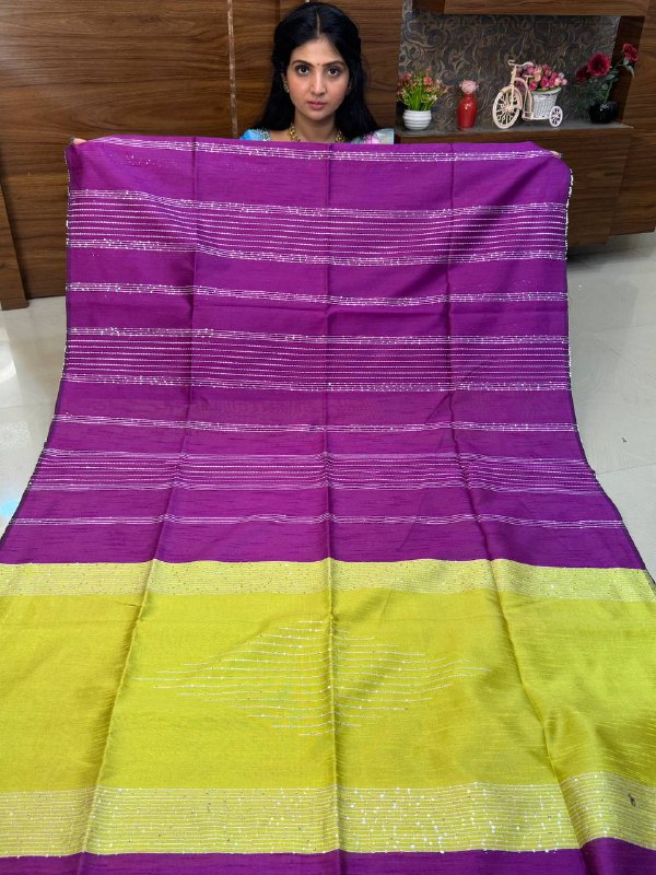 Semi Raw Silk