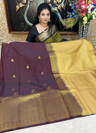 Premium Kanchi Gold Zari