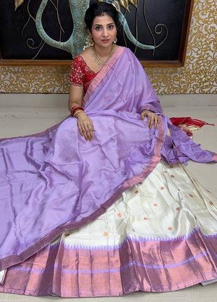 Lehenga in Free Size (Semi Stitched )