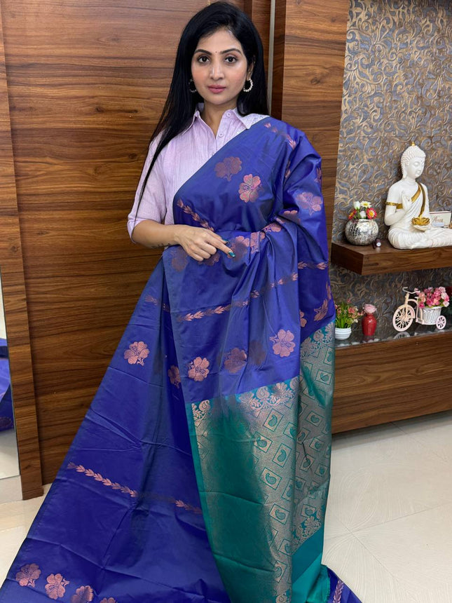 Border Less Kanchi Silk