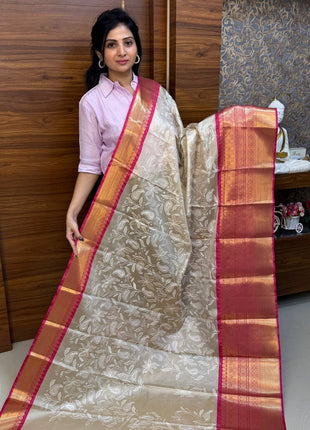 Kanchi Silk With Rich Embroidery Work