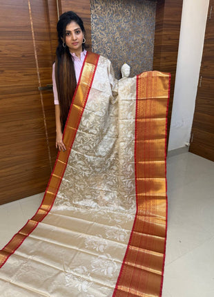 Kanchi Silk With Rich Embroidery Work