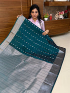Premium Kanchi Silver Zari