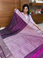 Premium Kanchi Silver Zari