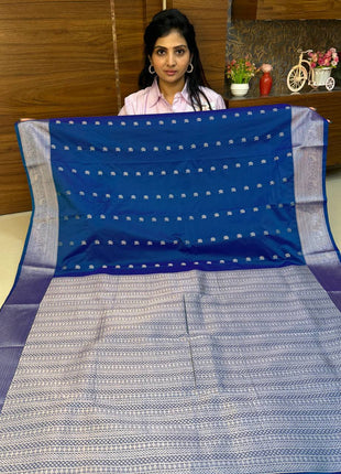 Premium Kanchi Silver Zari