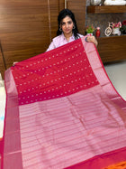 Premium Kanchi Silver Zari