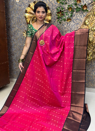 Vaira Oosi Coffee Brown Border