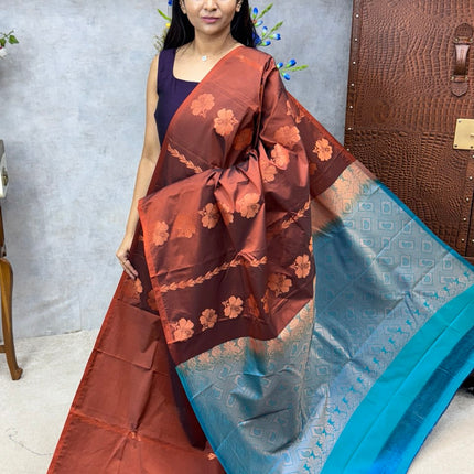 Border Less Kanchi Silk