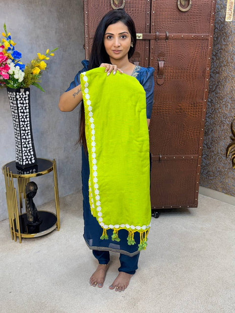 Khadi Cotton With Running Blouse
