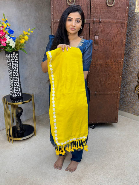 Khadi Cotton With Running Blouse