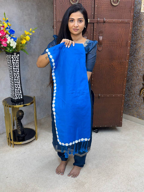 Khadi Cotton With Running Blouse