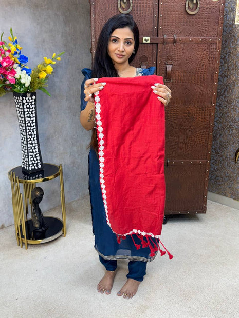 Khadi Cotton With Running Blouse