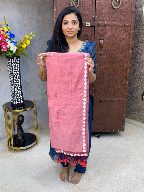Khadi Cotton With Running Blouse