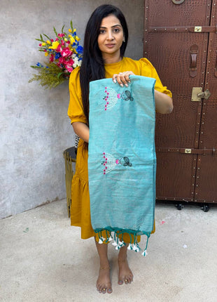 Cotton Saree With Running Blouse