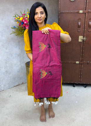 Khadi Cotton With Running Blouse