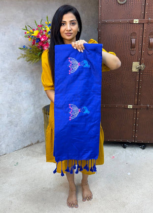 Khadi Cotton With Running Blouse