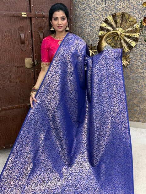 Border Less Kanchi Silk