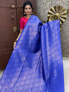 Border Less Kanchi Silk