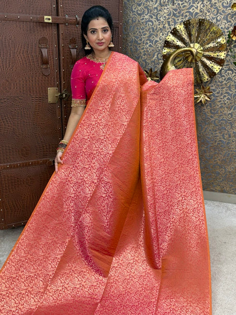 Border Less Kanchi Silk