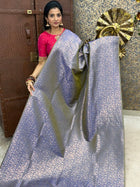 Border Less Kanchi Silk