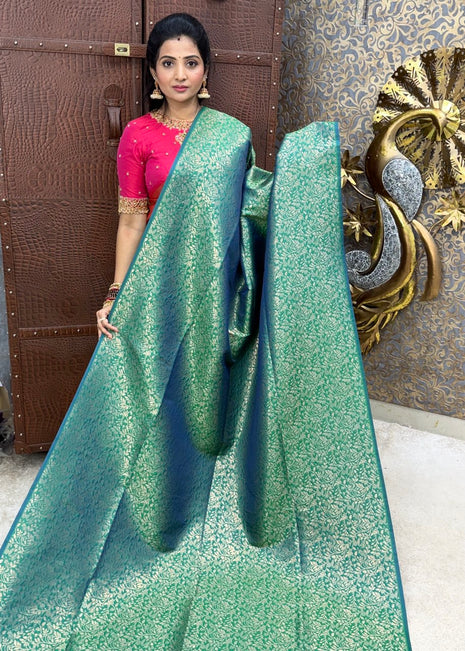 Border Less Kanchi Silk