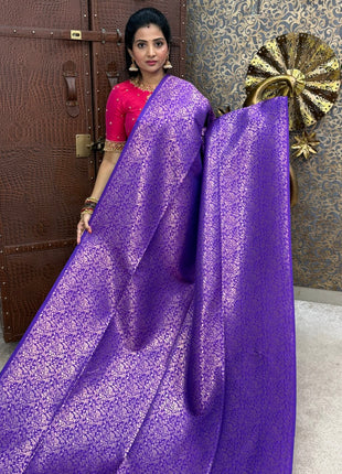 Border Less Kanchi Silk