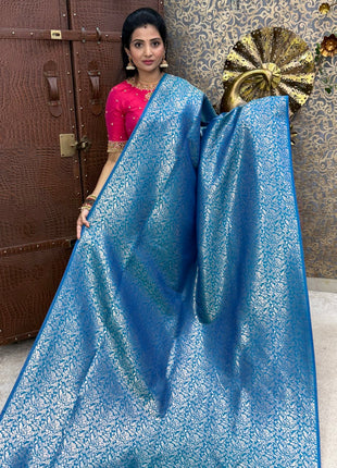 Border Less Kanchi Silk