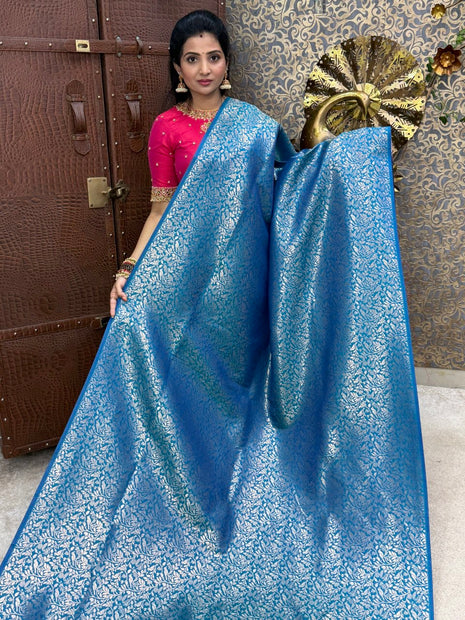 Border Less Kanchi Silk