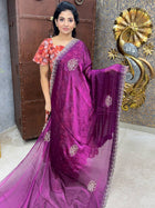 Crush Saree
