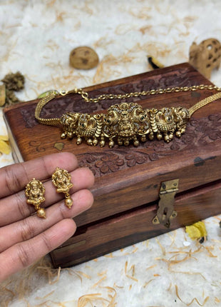 Temple With Choker Necklace Jewellery