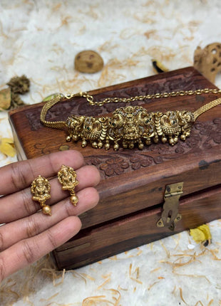 Temple With Choker Necklace Jewellery