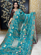 Handloom Munga Crepe  Pashmina