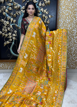 Handloom Munga Crepe  Pashmina
