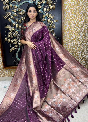 Mulberry Saree